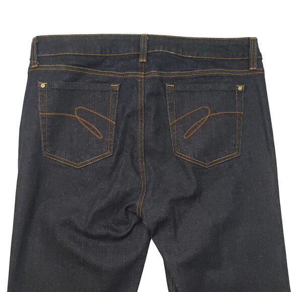 Miraclebody Jeans Women's Size 16 Mystic Blue Dark Wash Denim Slimming Stretch - Picture 13 of 16